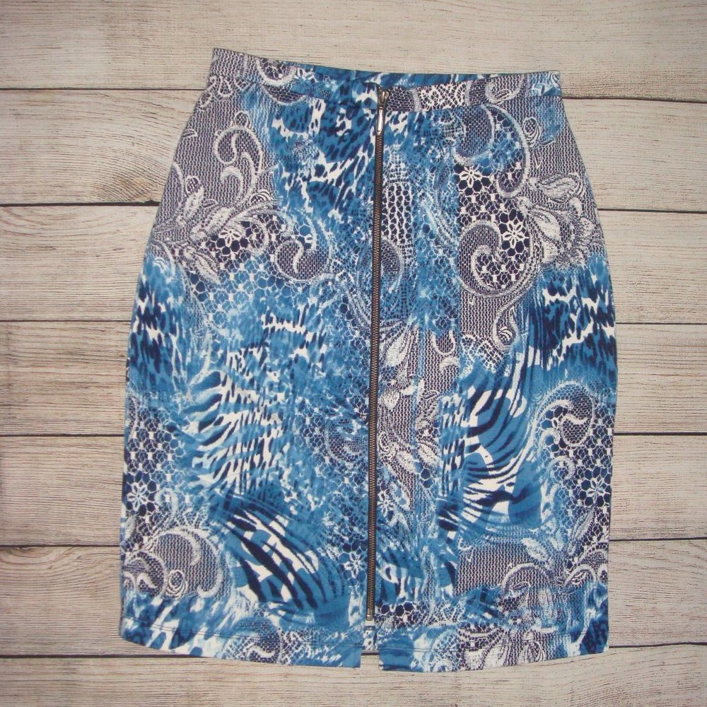 Simonton Says Body Con Stretch Zipped Pencil Skirt XS
